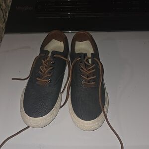 Men's Black and Brown Casual Sneakers